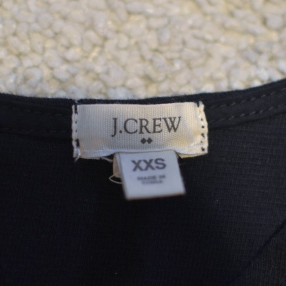 SOLD - J. Crew Factory Navy Ponte Peplum Tank Top - Picture 6 of 7